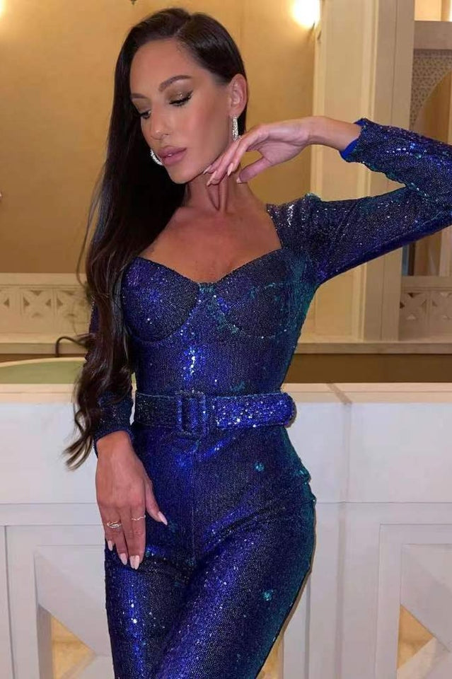 Women's Marissa Sequin Jumpsuit