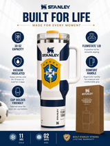 stanley world cup 2026 Brazil Tumbler With Handle