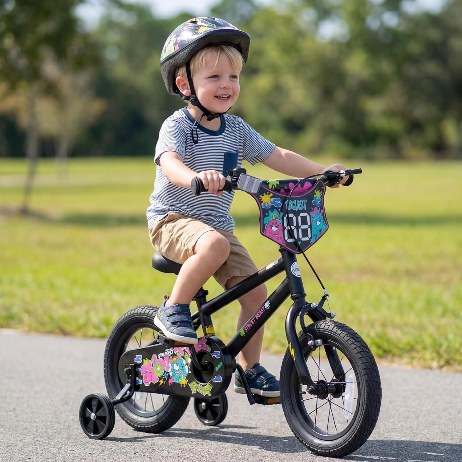 Olakids Kids Bike, 12 14 16 18 Inch BMX Style Toddlers Bike