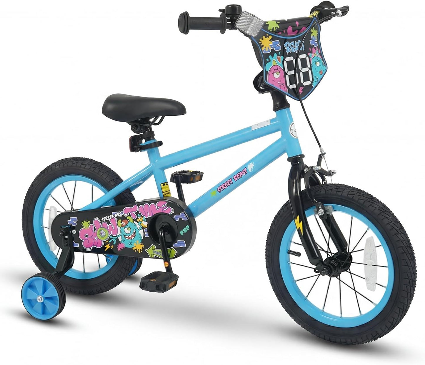 Olakids Kids Bike, 12 14 16 18 Inch BMX Style Toddlers Bike