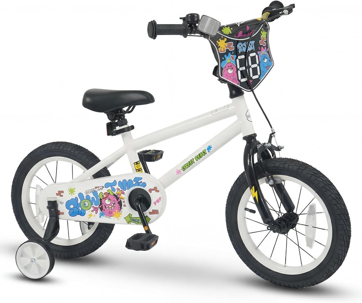 Olakids Kids Bike, 12 14 16 18 Inch BMX Style Toddlers Bike