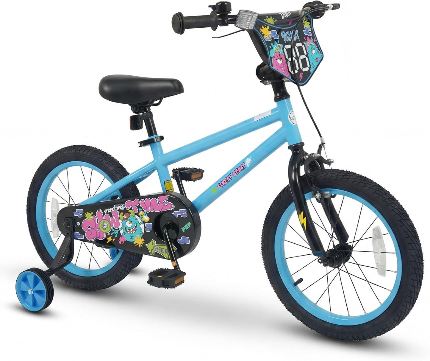 Olakids Kids Bike, 12 14 16 18 Inch BMX Style Toddlers Bike