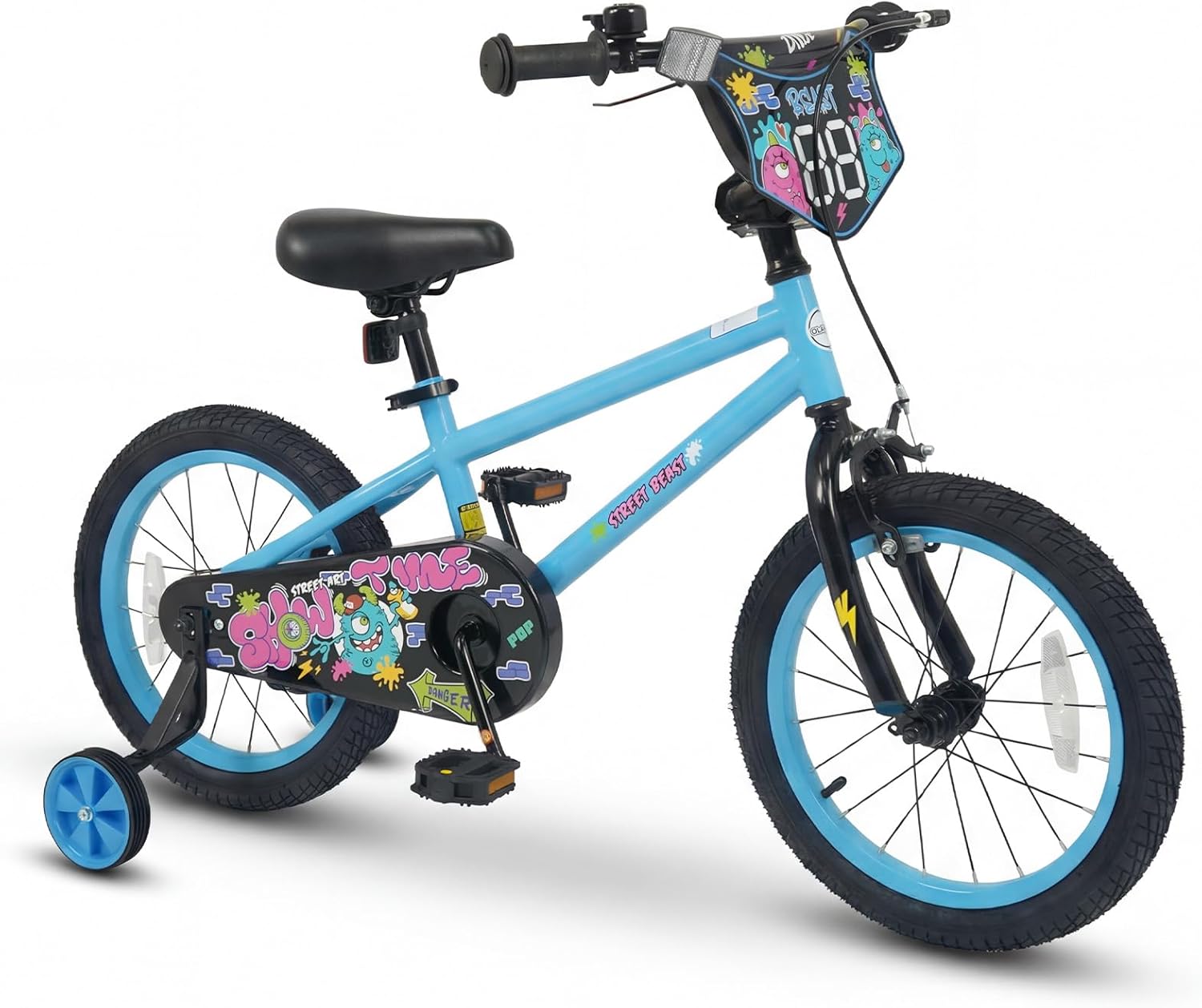 Olakids Kids Bike, 12 14 16 18 Inch BMX Style Toddlers Bike