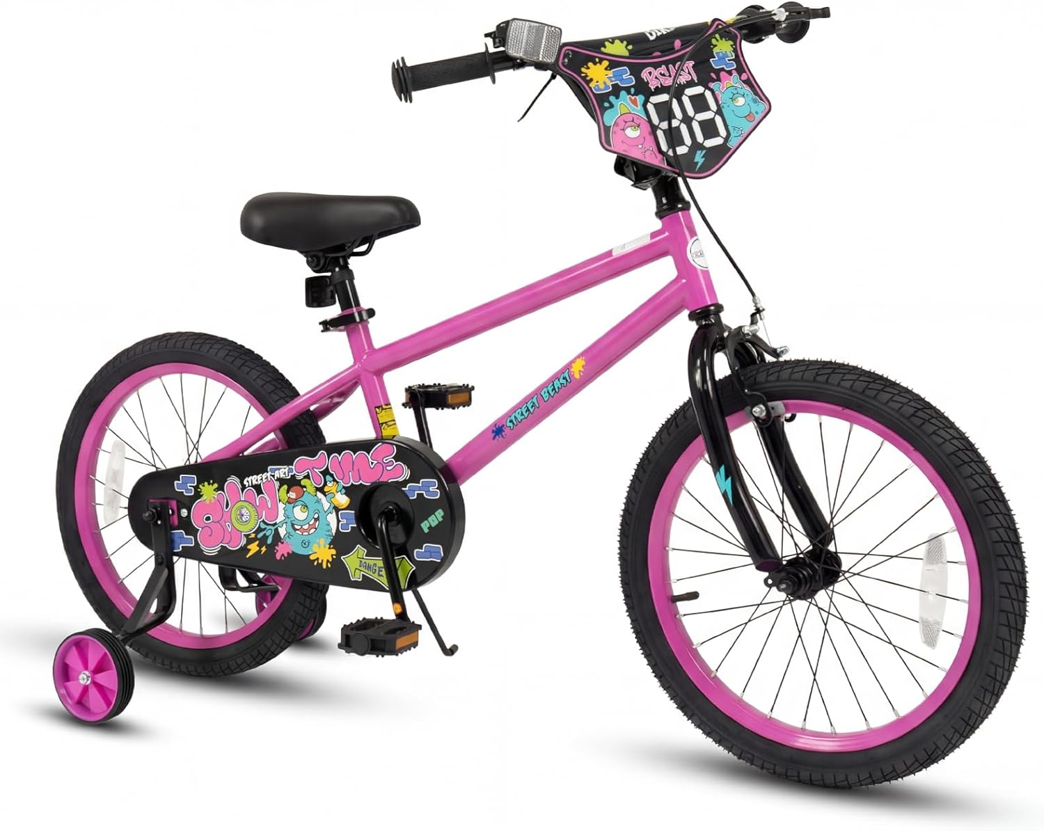 Olakids Kids Bike, 12 14 16 18 Inch BMX Style Toddlers Bike