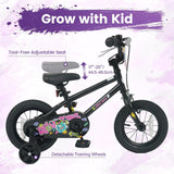 Olakids Kids Bike, 12 14 16 18 Inch BMX Style Toddlers Bike