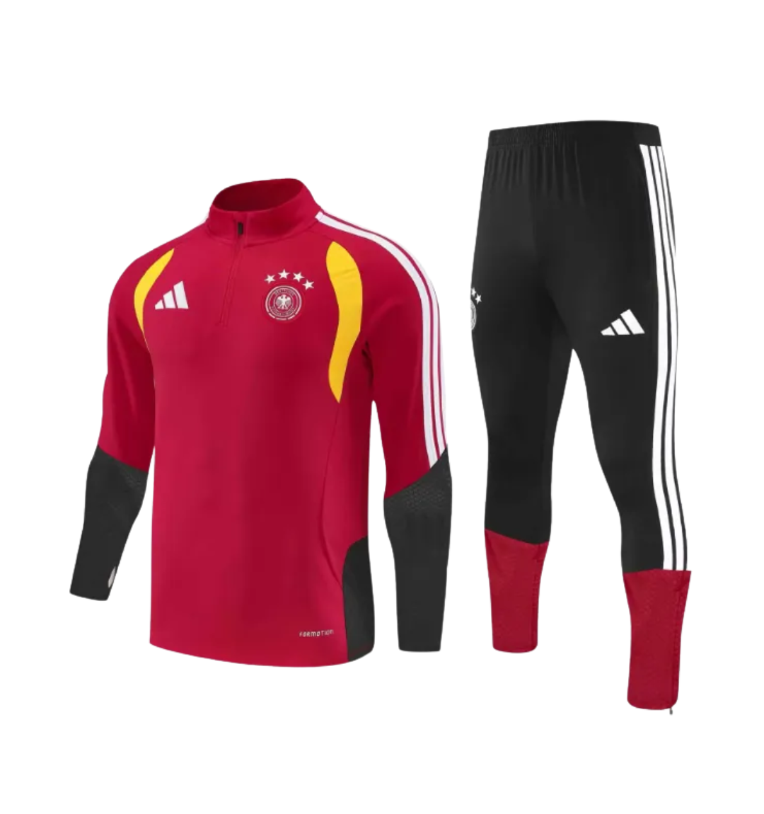 Germany 2026 1/4 Zipper Tracksuit Red