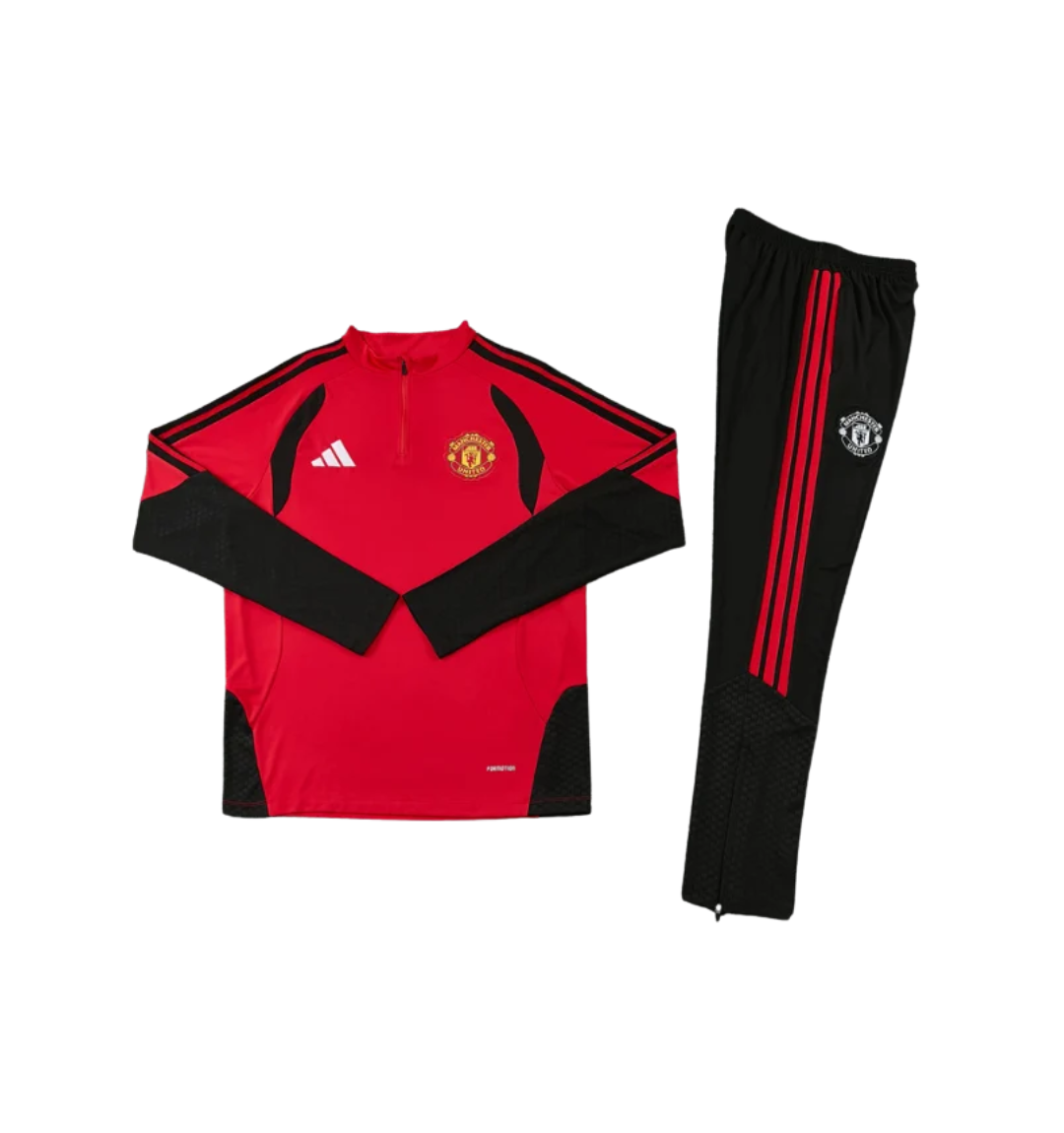 Manchester United 2026/2027 1/4 Zipper Tracksuit Red