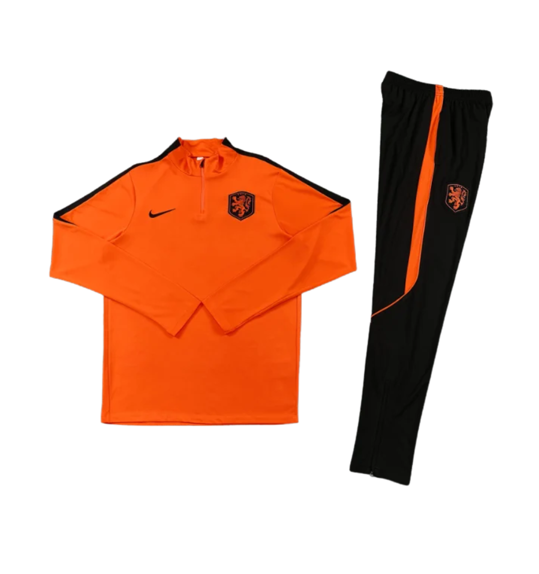 Netherlands 2026 1/4 Zipper Tracksuit Orange