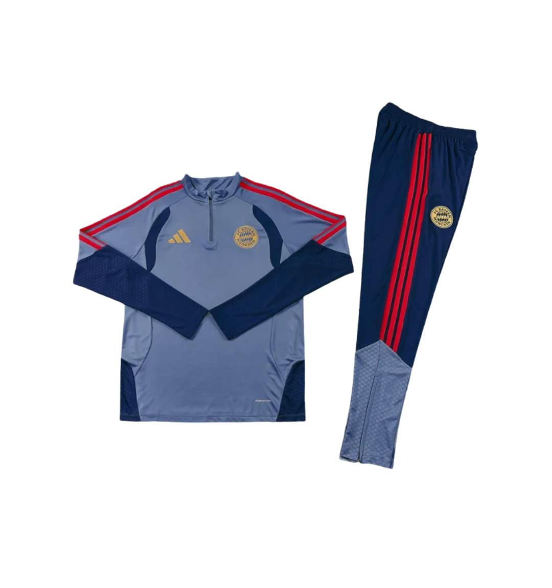 Bayern Munich 2026/2027 1/4 Zipper Tracksuit Grey