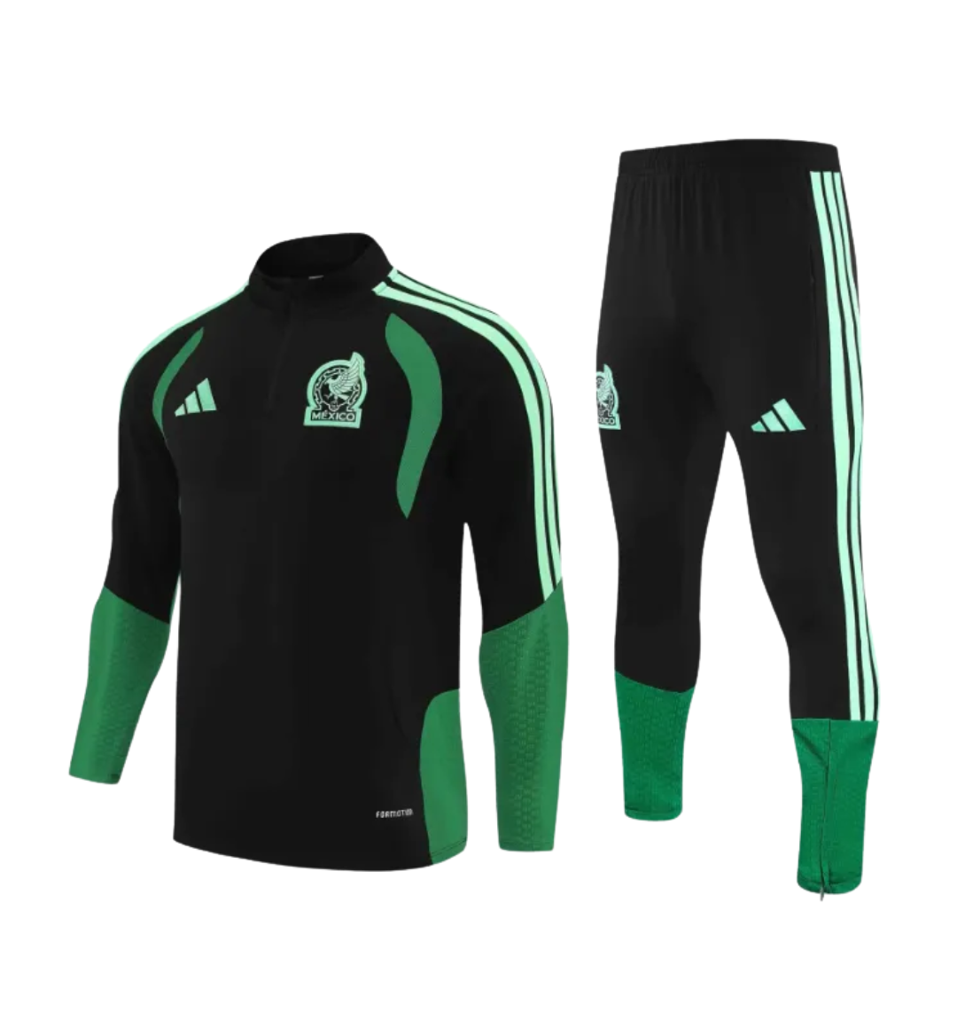 Mexico 2026 1/4 Zipper Tracksuit Black