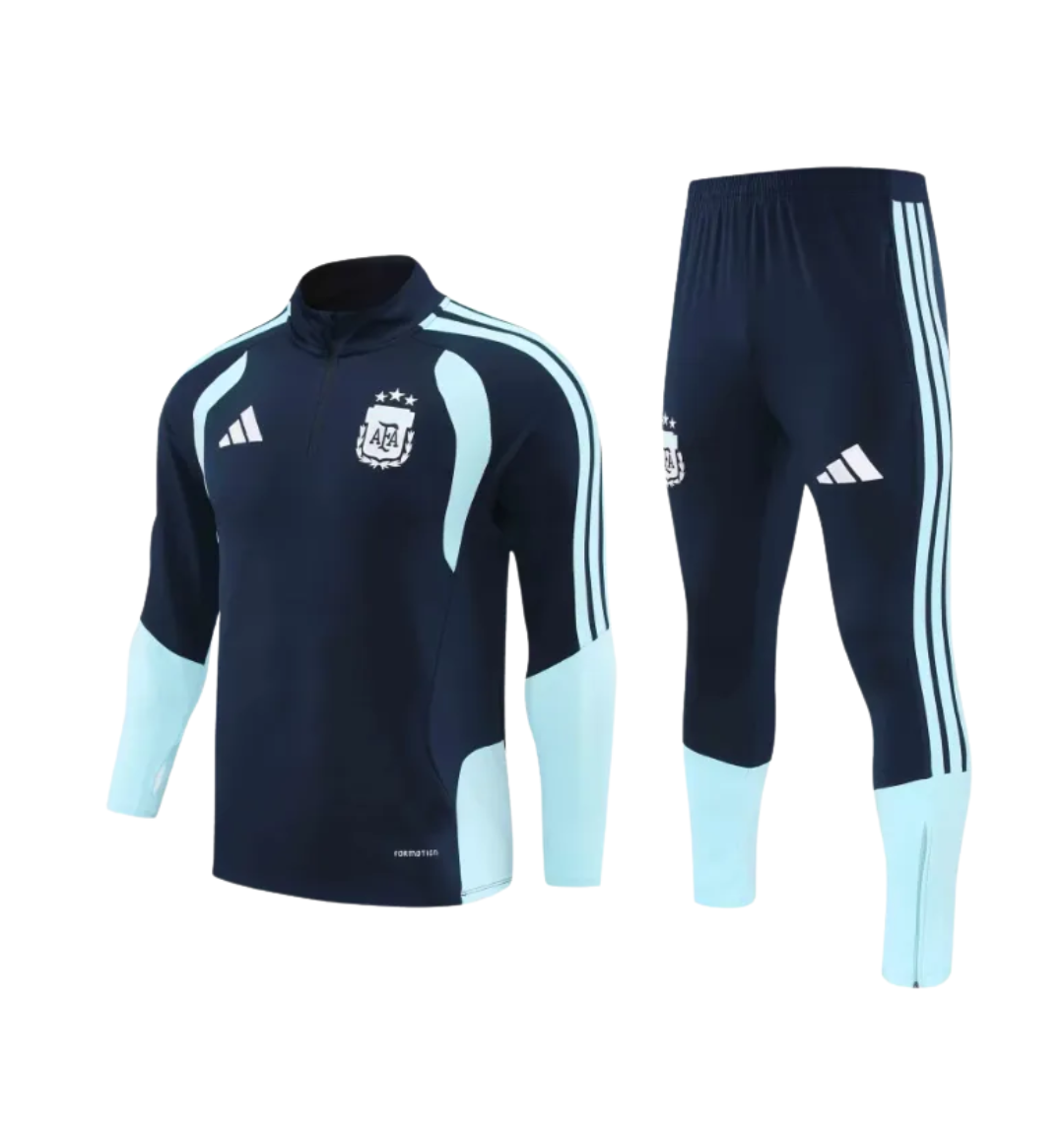 Argentina 2026 1/4 Zipper Tracksuit Blue