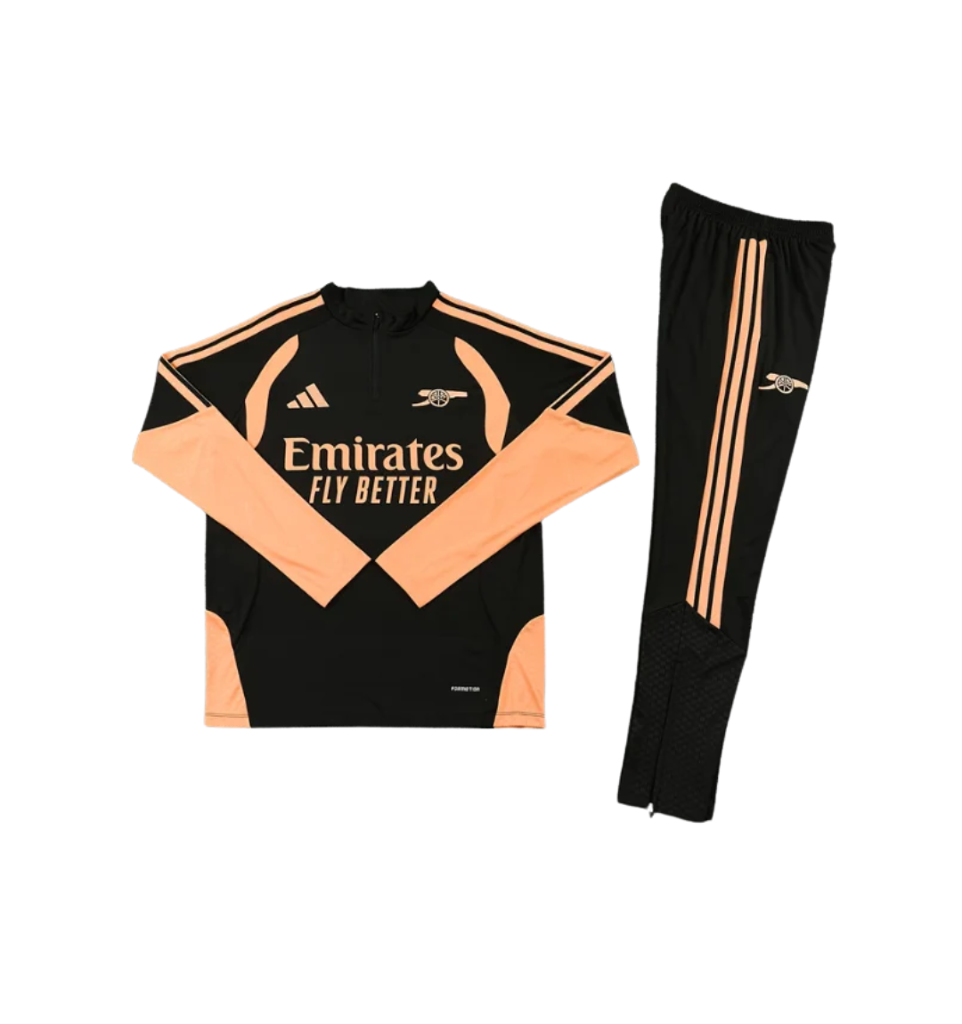 Arsenal 2026/2027 1/4 Zipper Tracksuit Black