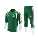 Italy 2026 1/4 Zipper Tracksuit Green
