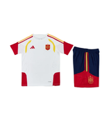 Spain 2026 Short Sleeve/Shorts Tracksuit White