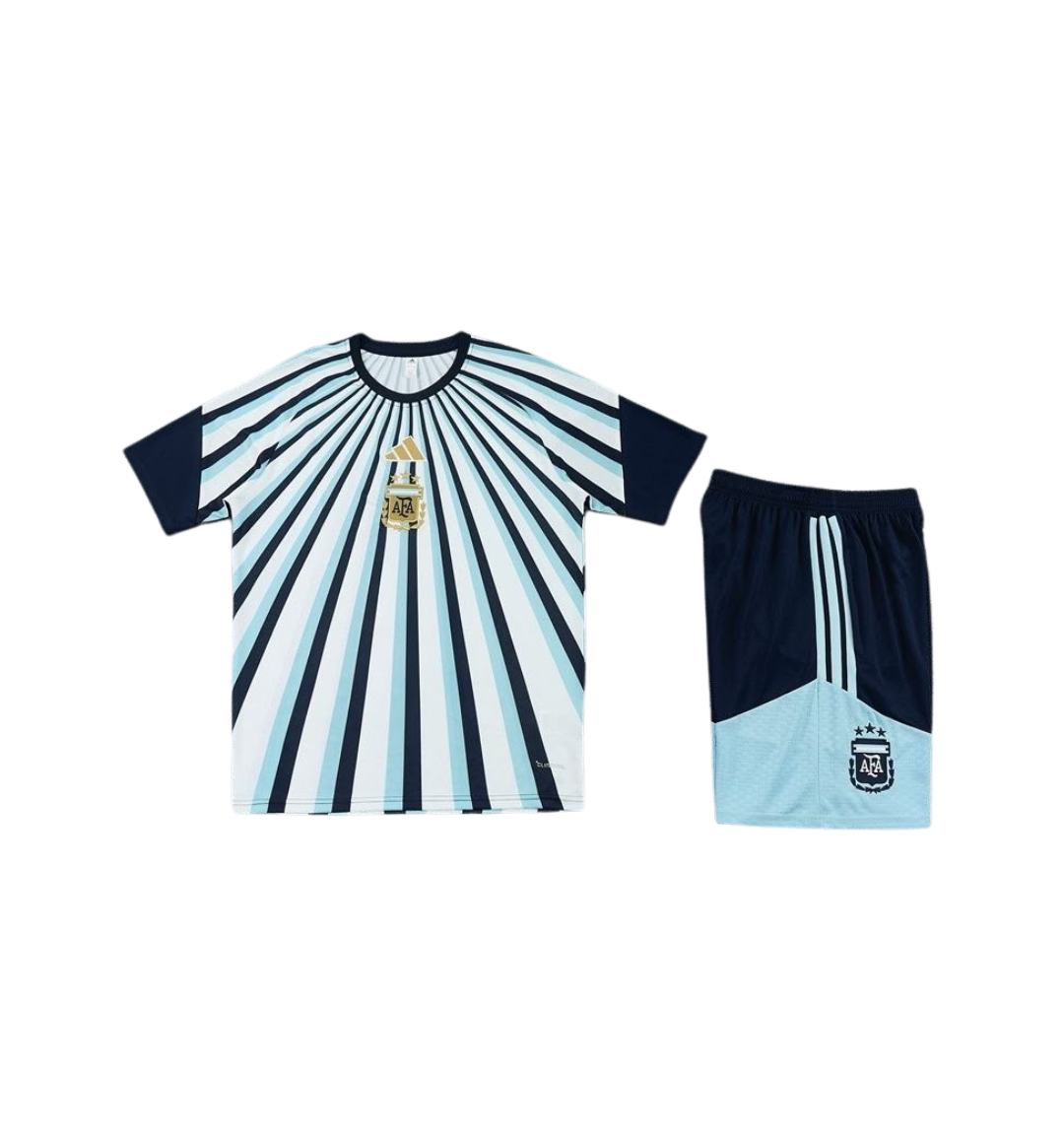 Argentina 2026 Short Sleeve/Shorts Tracksuit Light Blue/White