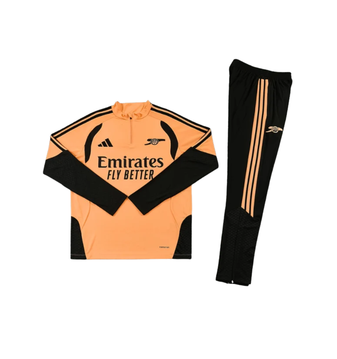 Arsenal 2026/2027 1/4 Zipper Tracksuit Orange