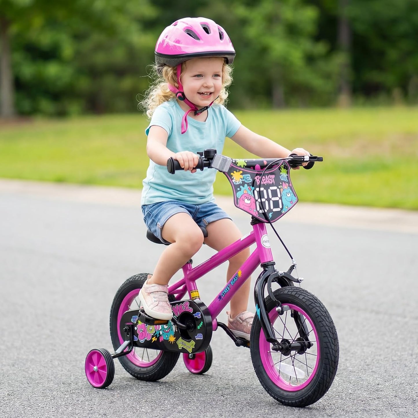 Olakids Kids Bike, 12 14 16 18 Inch BMX Style Toddlers Bike