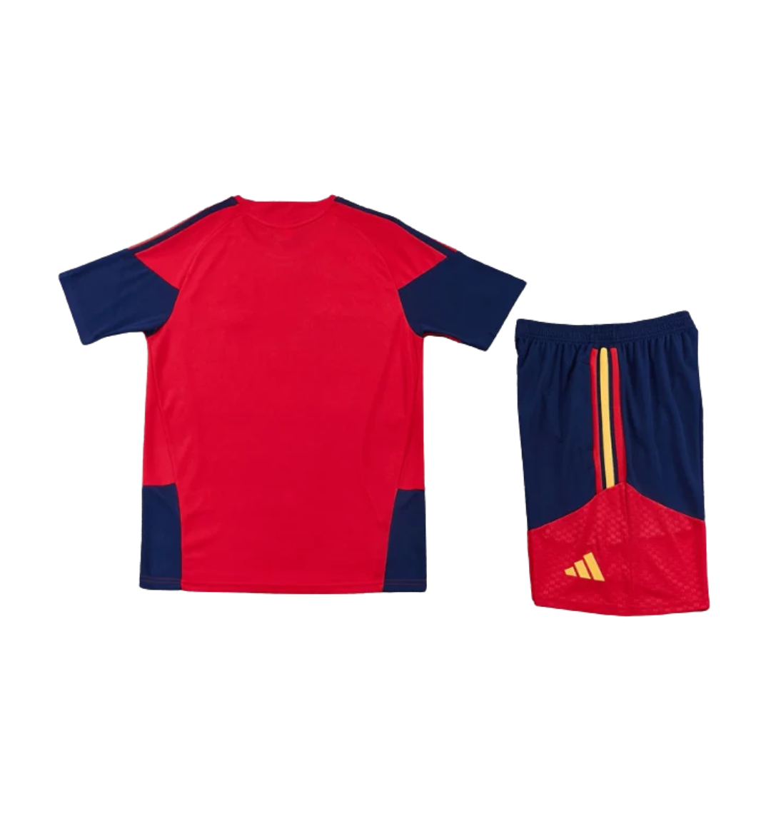 Spain 2026 Short Sleeve/Shorts Tracksuit Red