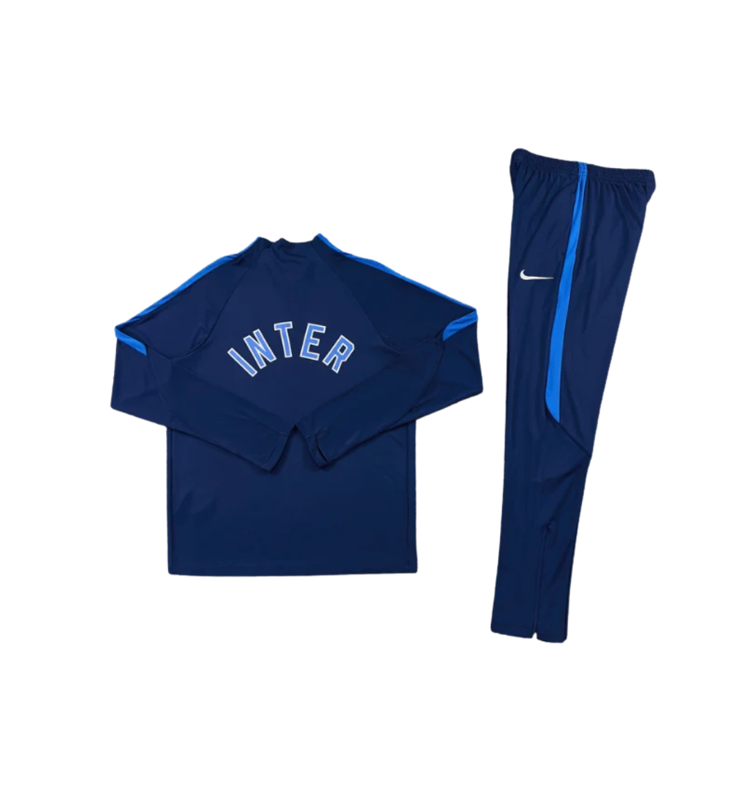 Inter Milan 2026/2027 1/4 Zipper Tracksuit Dark Blue