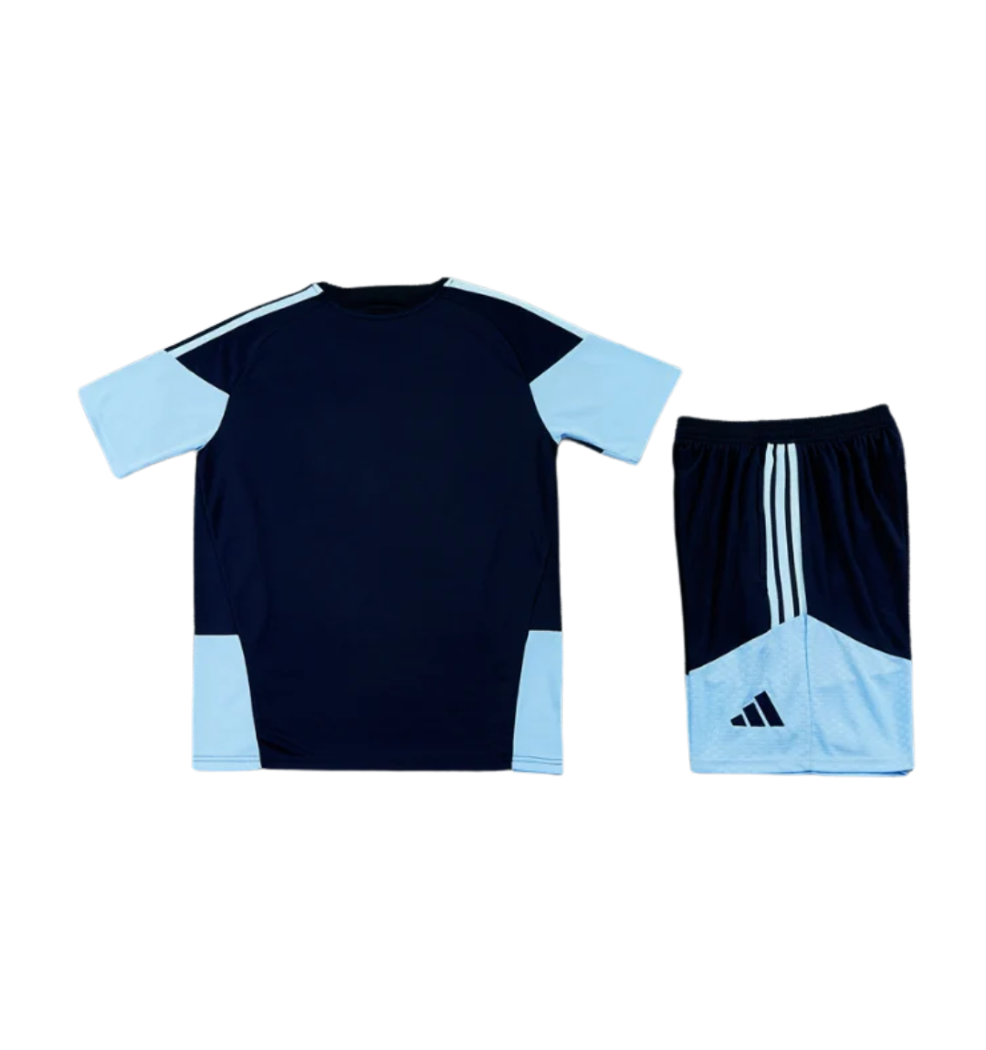 Argentina 2026 Short Sleeve/Shorts Tracksuit Dark Blue