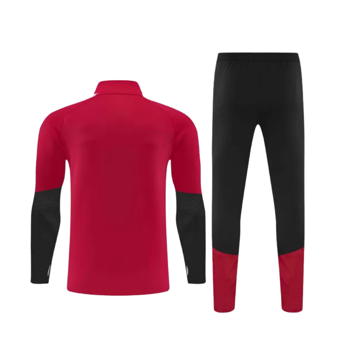 Germany 2026 1/4 Zipper Tracksuit Red
