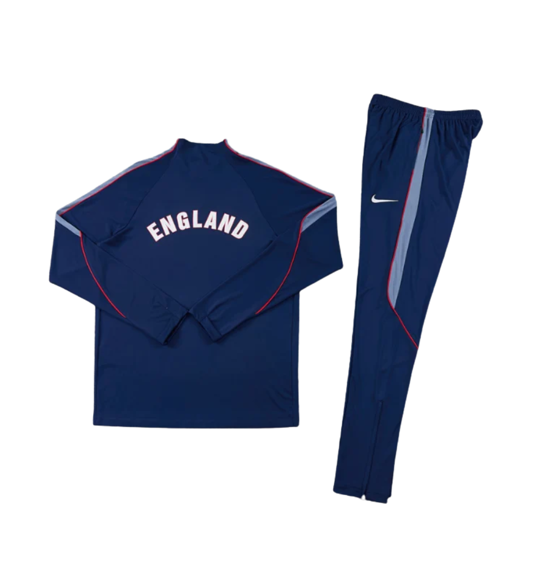 England 2026 1/4 Zipper Tracksuit Blue