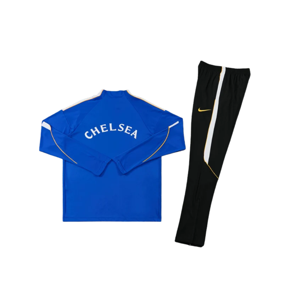 Chelsea 2026/2027 1/4 Zipper Tracksuit Blue