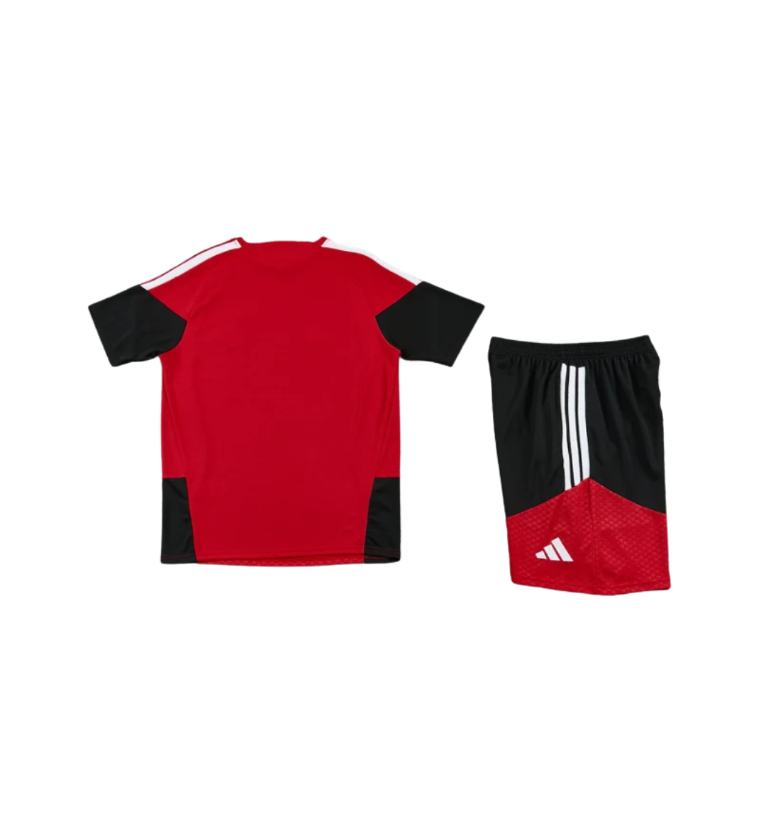 Germany 2026 Short Sleeve/Shorts Tracksuit Red