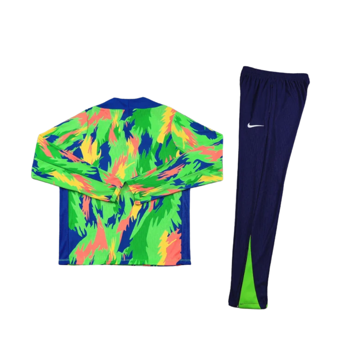 Brazil 2026 1/4 Zipper Tracksuit Green/Blue