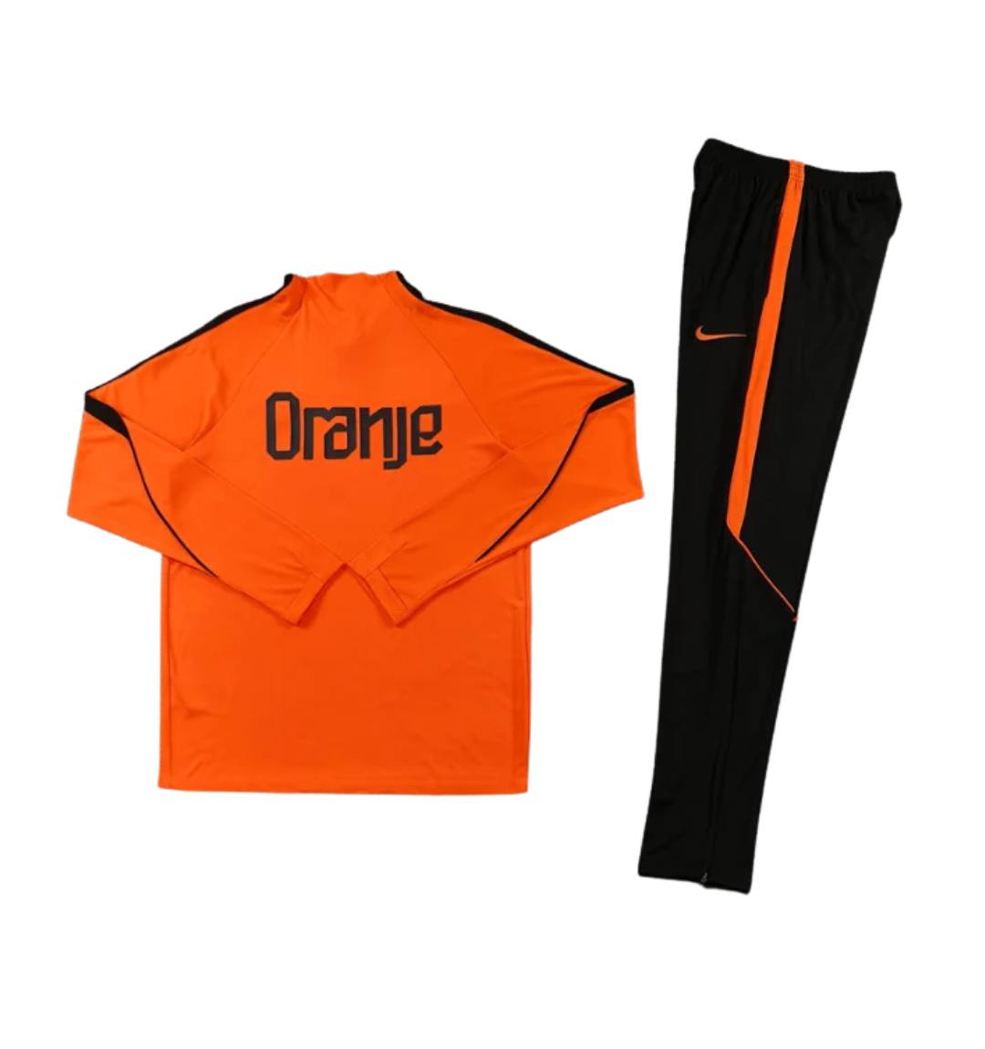Netherlands 2026 1/4 Zipper Tracksuit Orange