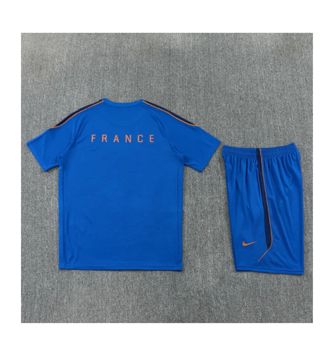 France 2026 Short Sleeve/Shorts Tracksuit Blue