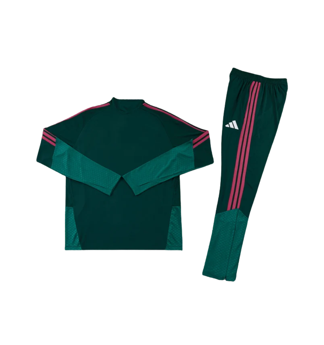 Real Madrid 2026/2027 1/4 Zipper Tracksuit Green