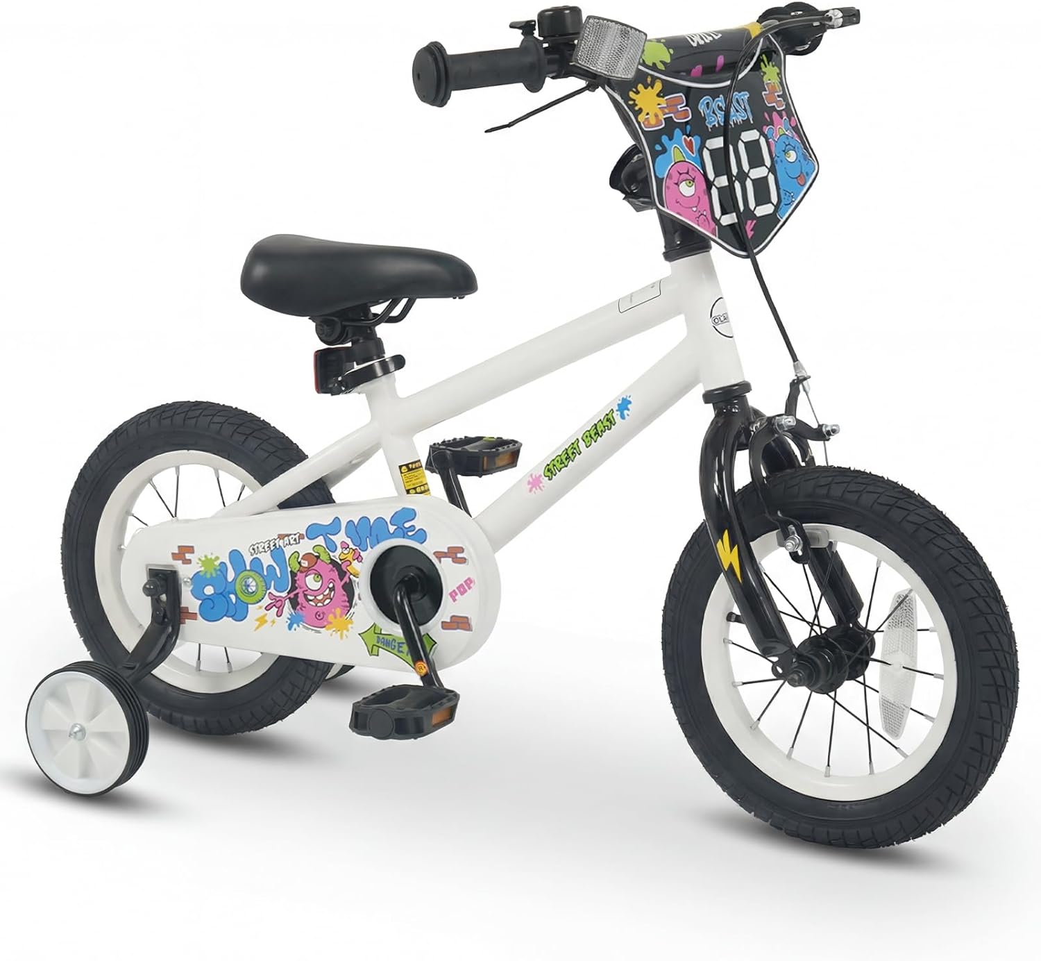 Olakids Kids Bike, 12 14 16 18 Inch BMX Style Toddlers Bike