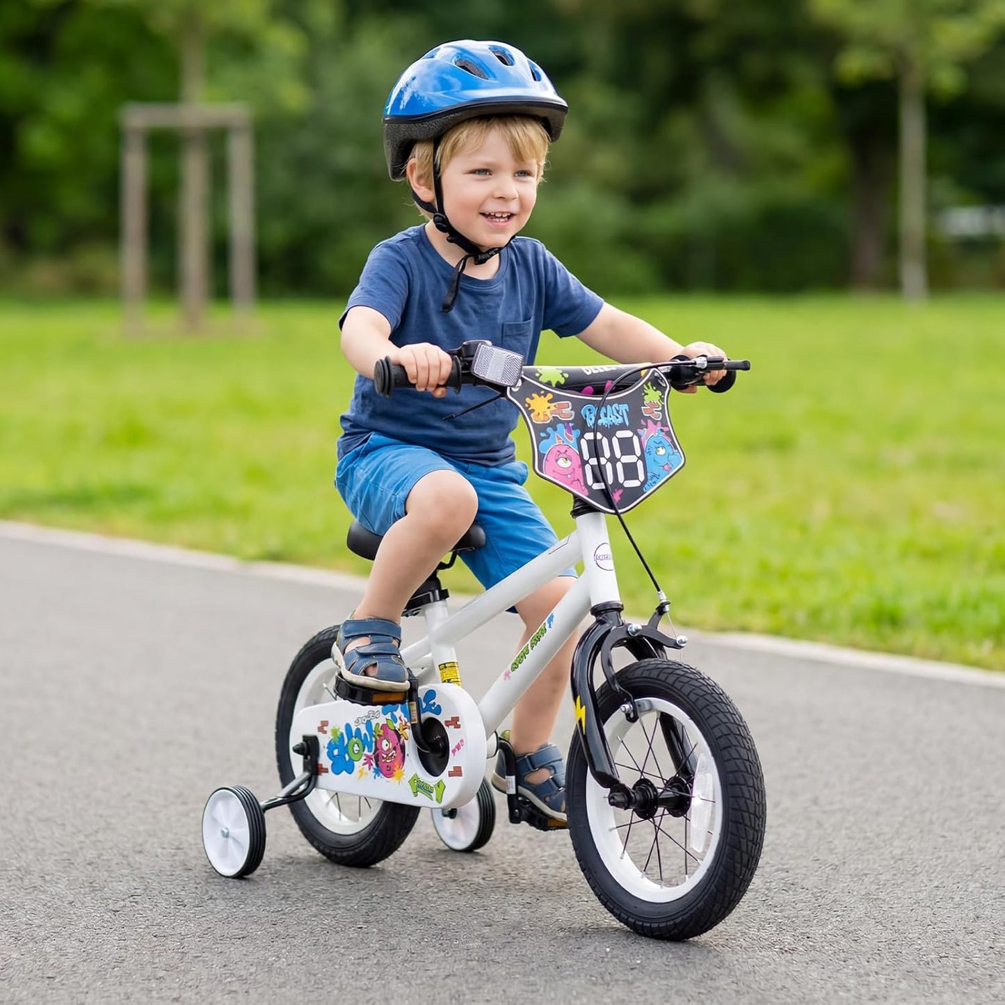 Olakids Kids Bike, 12 14 16 18 Inch BMX Style Toddlers Bike