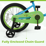 Olakids 12-16 Inch Space Theme Kids Bike with Training Wheels & Dual Brakes for Boys Girls 3-8