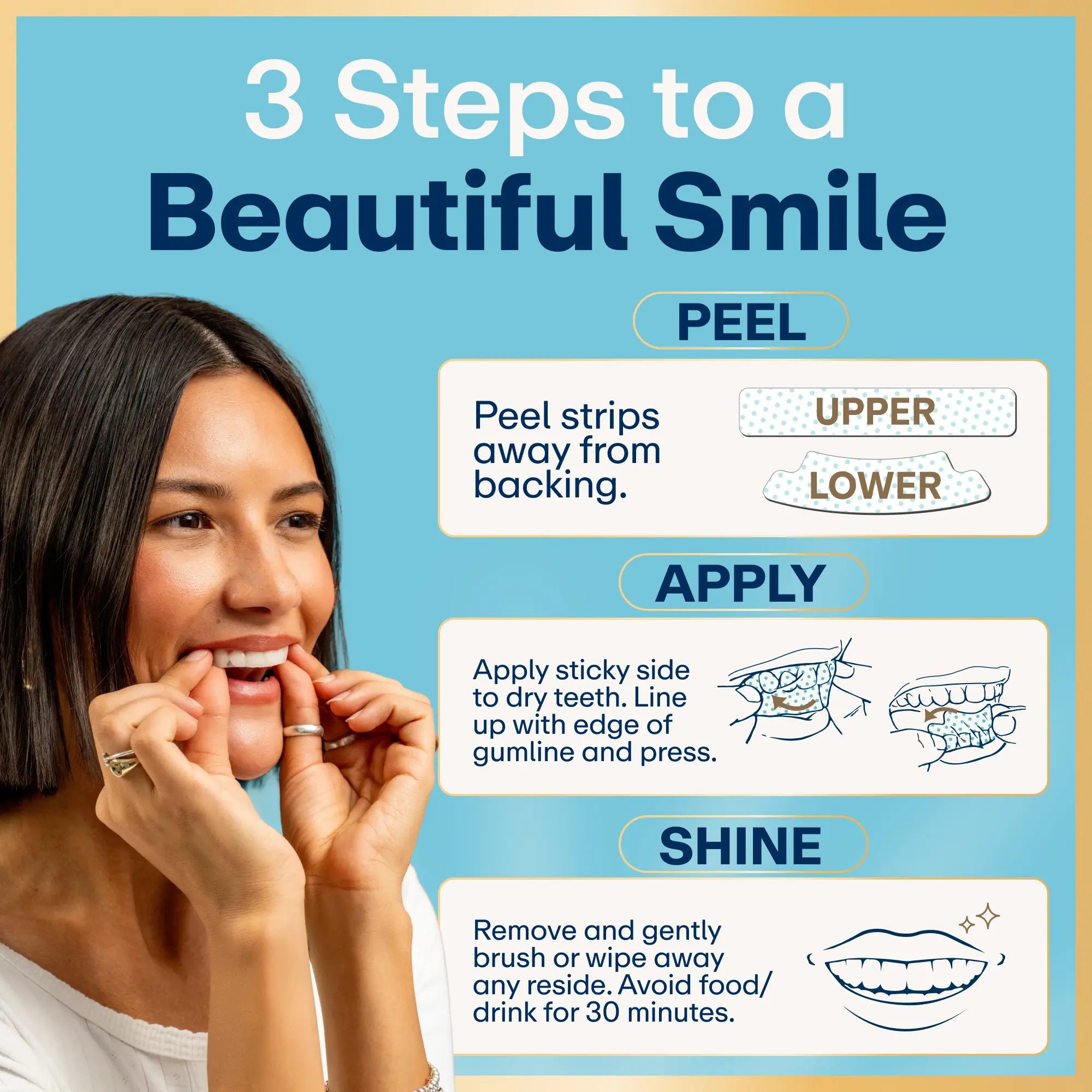 Lumineux Super Pack Teeth Whitening Strips (21 Treatments)