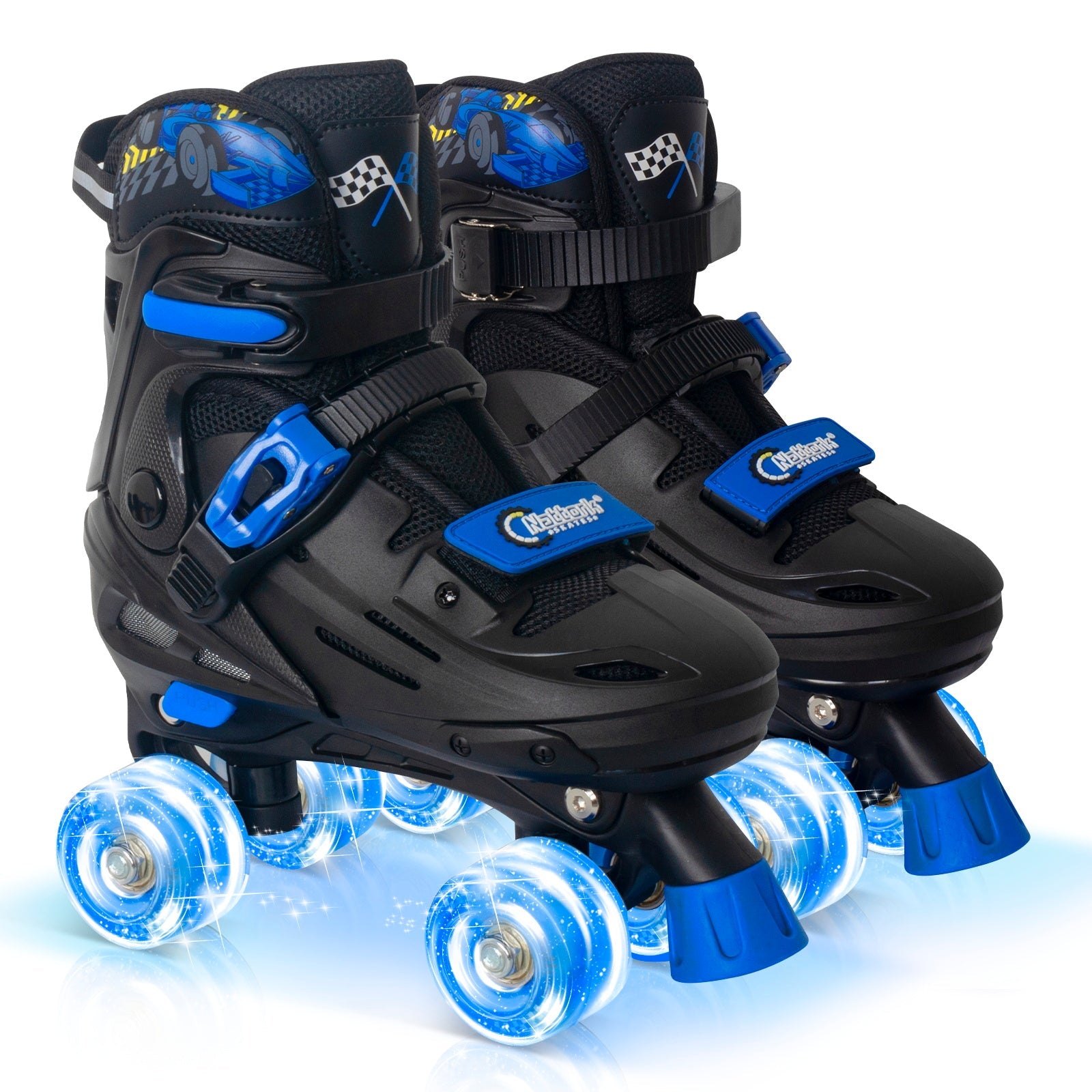 Nattork Blade Racers Roller Skates - Blue