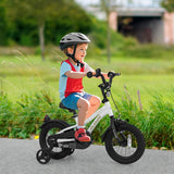 Olakids Kids Bike 12-18 Inch with Training Wheels, Dual Brakes, Adjustable Seat & Handlebar for Boys Girls