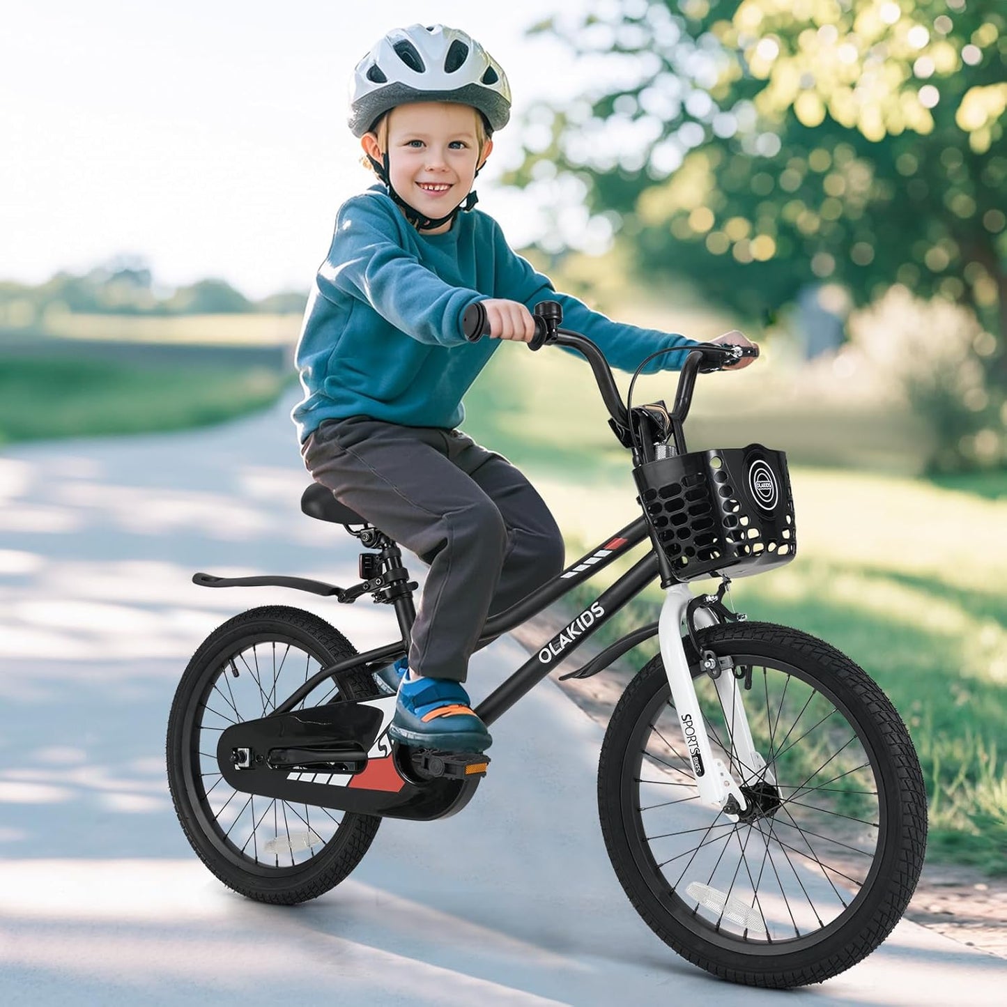 Olakids Kids Bike, 12 14 16 18 Inch Toddlers Bike for Boys Girls 3-8 Years Old