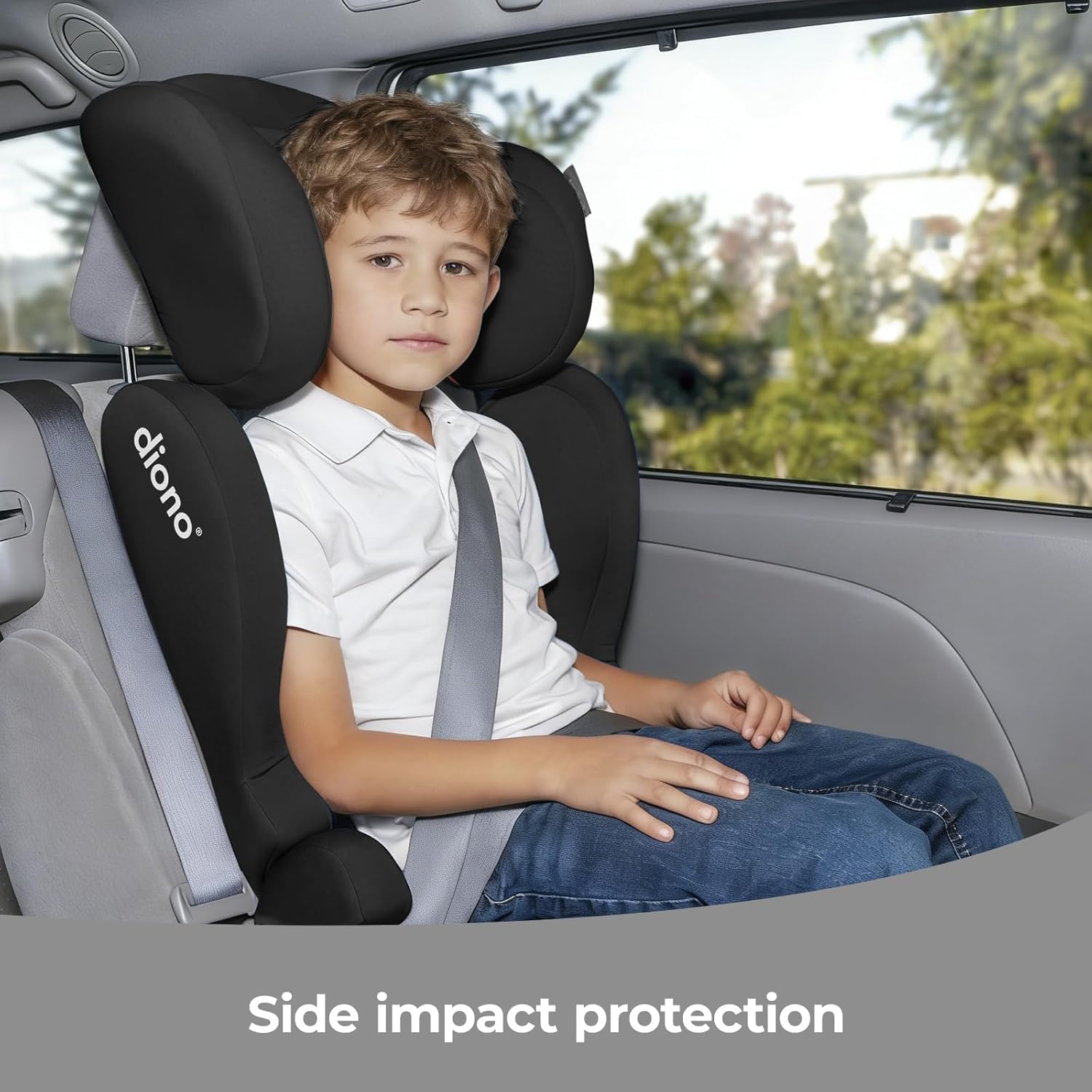New Diono Cambria LE 2-in-1 Booster Car Seat, 40–120 Pounds (Black)
