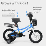 Olakids Kids Bike, 12 14 16 18 Inch Toddlers Bike for Boys Girls 3-8 Years Old
