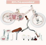 Olakids Kids Bike, 12 14 16 18 Inch Bear Themed Toddlers Bike