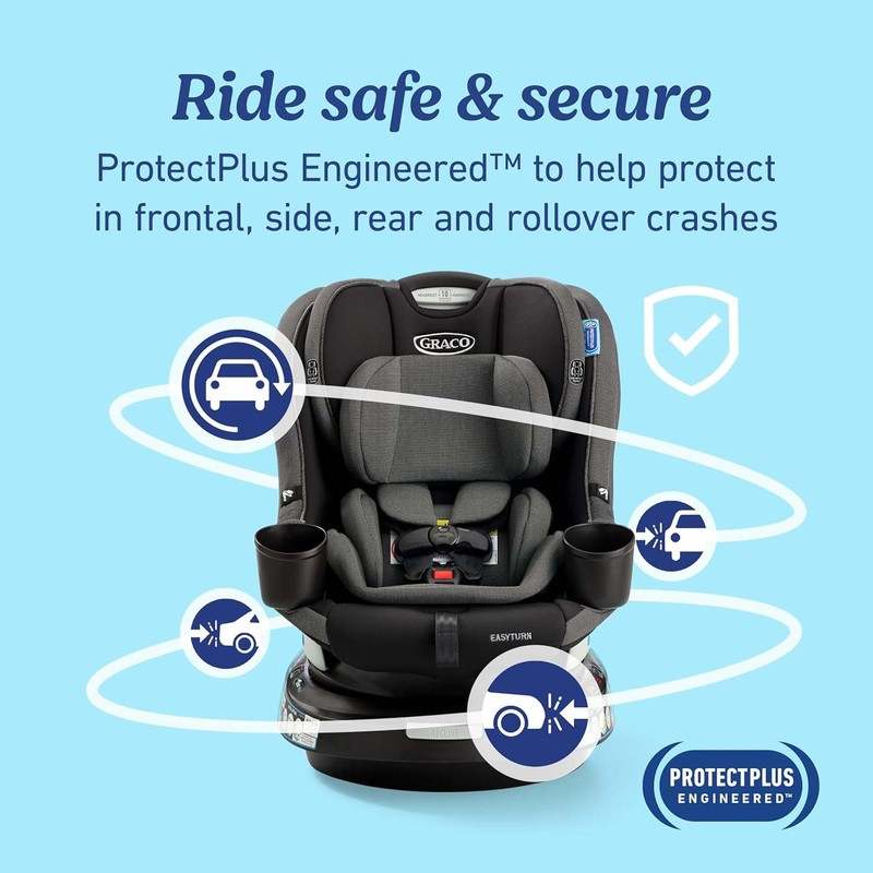 Graco EasyTurn 360 2-in-1 Convertible Car Seat (Solae)
