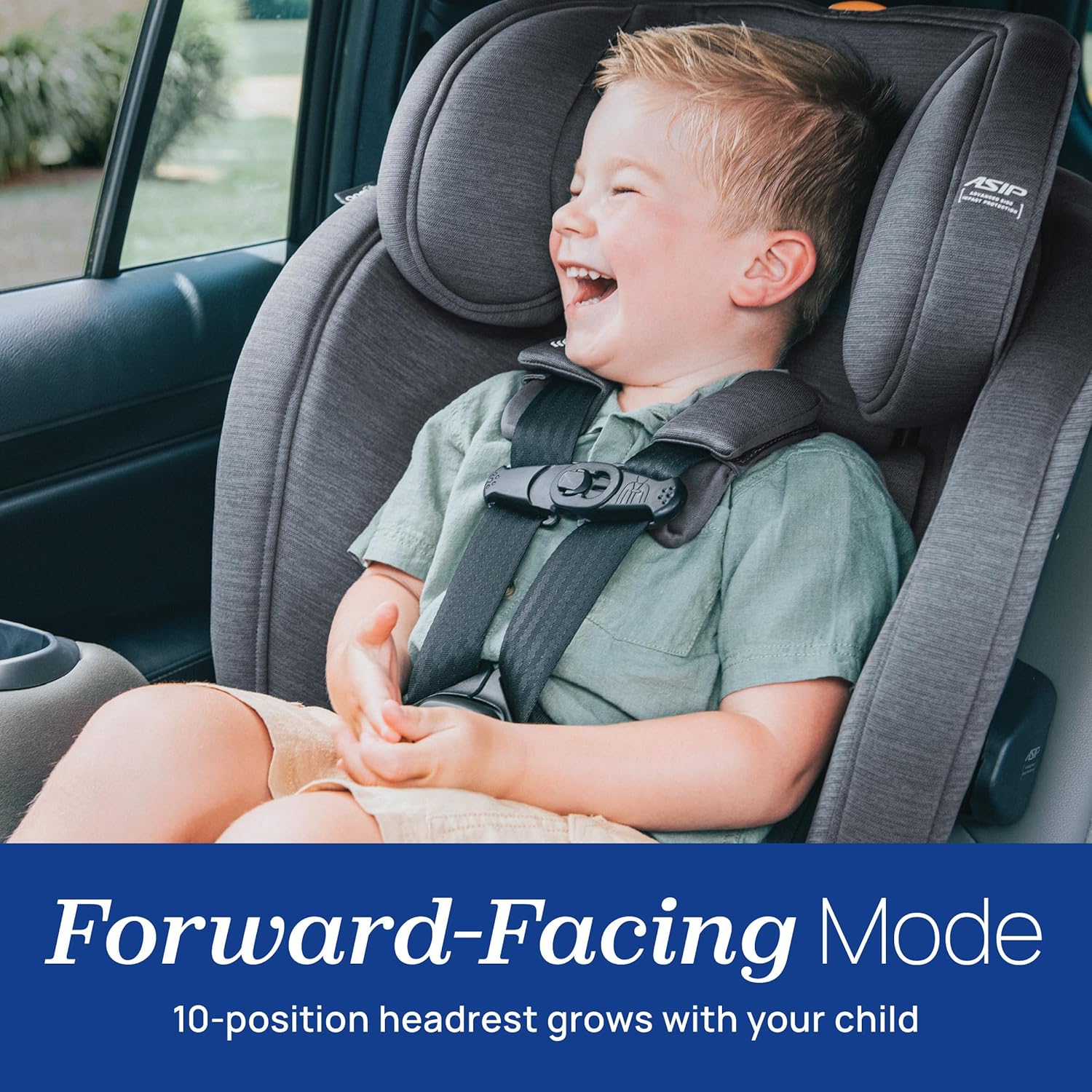 New Chicco OneFit LX ClearTex All-in-One Car Seat (Smoke/Grey)
