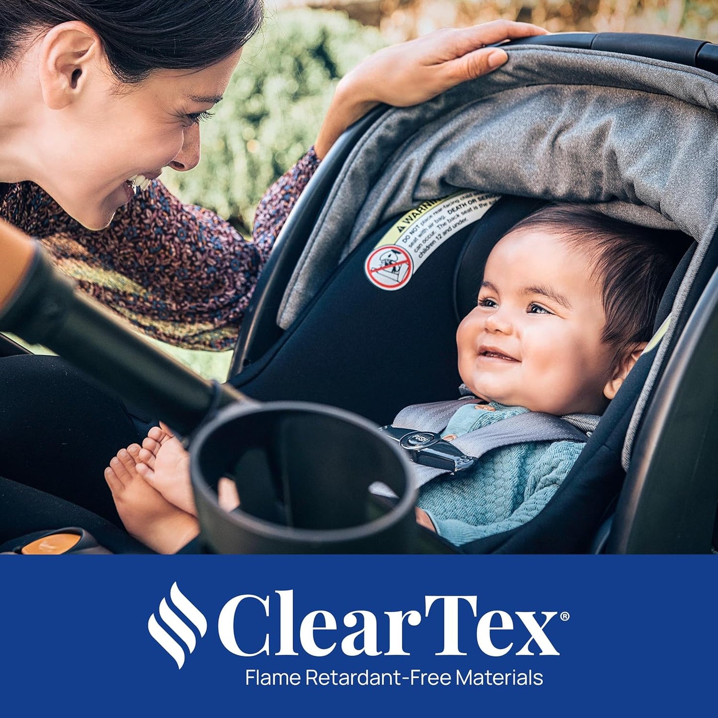 New Chicco KeyFit Max Zip Infant Car Seat with Base, 4–30 Pounds (Apex/Black)