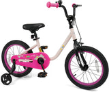 Olakids 12-16 Inch Space Theme Kids Bike with Training Wheels & Dual Brakes for Boys Girls 3-8