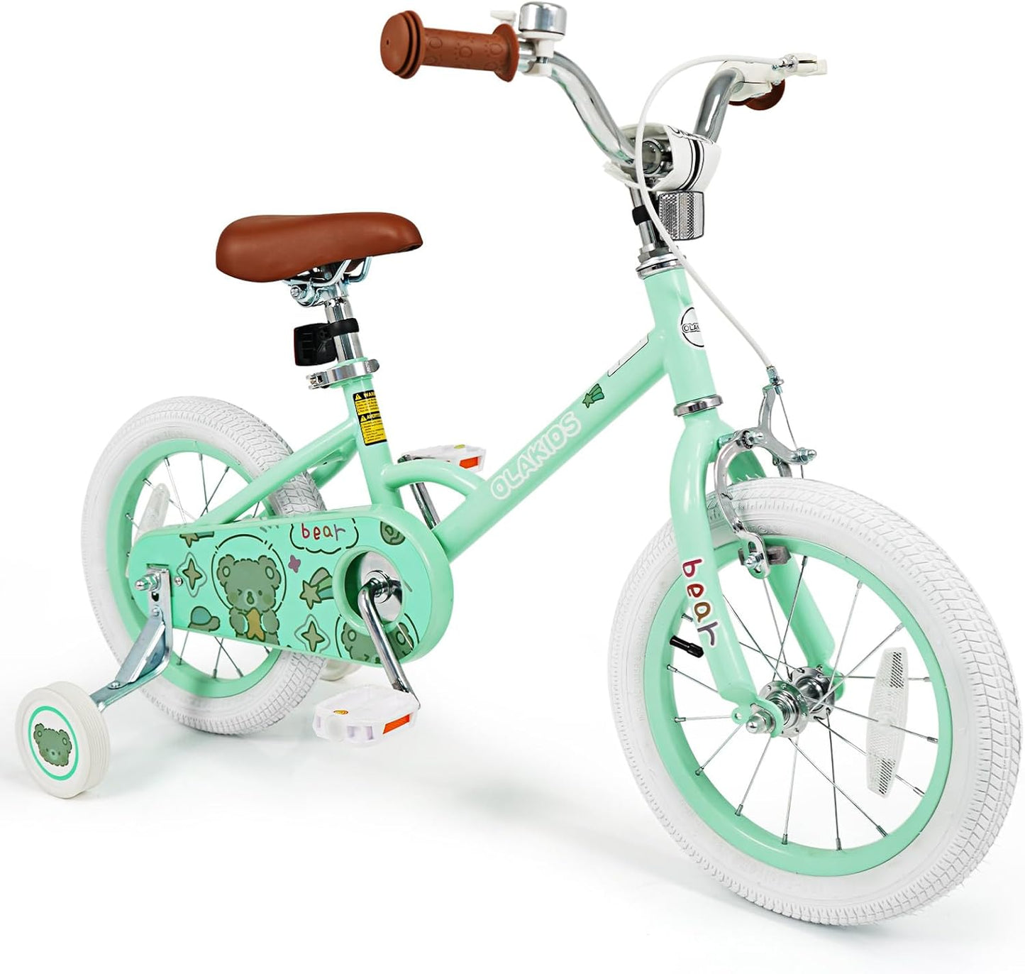 Olakids Kids Bike, 12 14 16 18 Inch Bear Themed Toddlers Bike