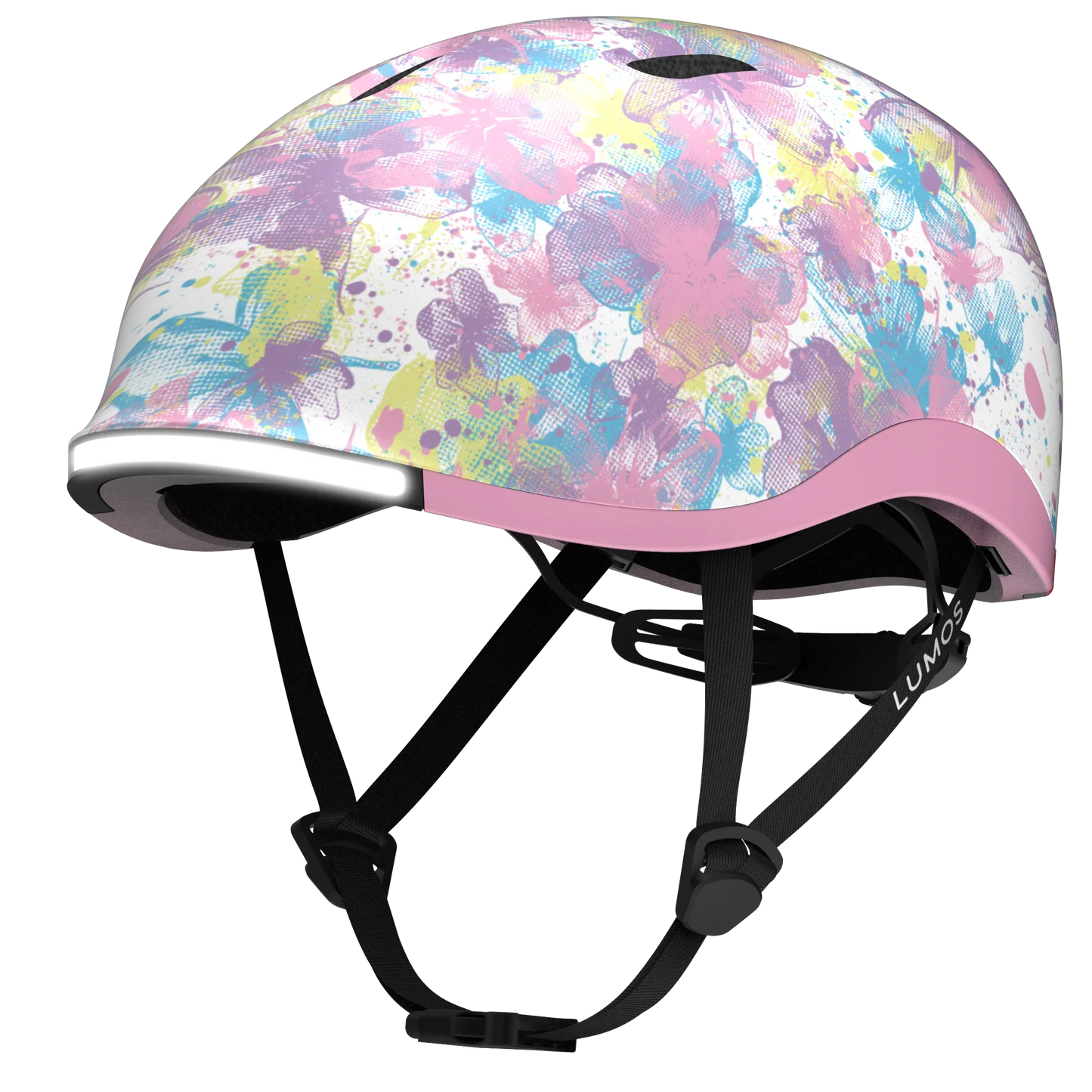 Lumos Nyxel Kids Bike Helmet - Lumos Helmet US - Blossom