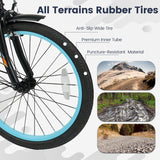 OLAKIDS 20" Kids Mountain Bike, 7 Lighting Modes, Bluetooth Music, 6 Speed, for Ages 6-14 Boys & Girls