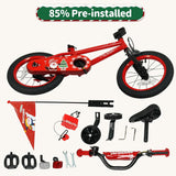 OLAKIDS Christmas Theme Kids Bike 12/14/16/18 Inch with Training Wheels & Music Box